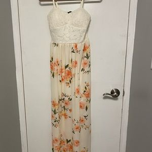 Lily Rose Floral Slit Dress
